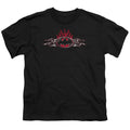 Batman Steel Flames Logo Youth/Toddler T-Shirt