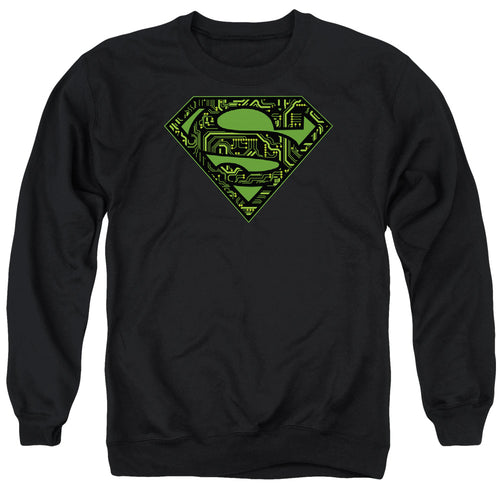 Superman Circuits Shield Crewneck Sweatshirt