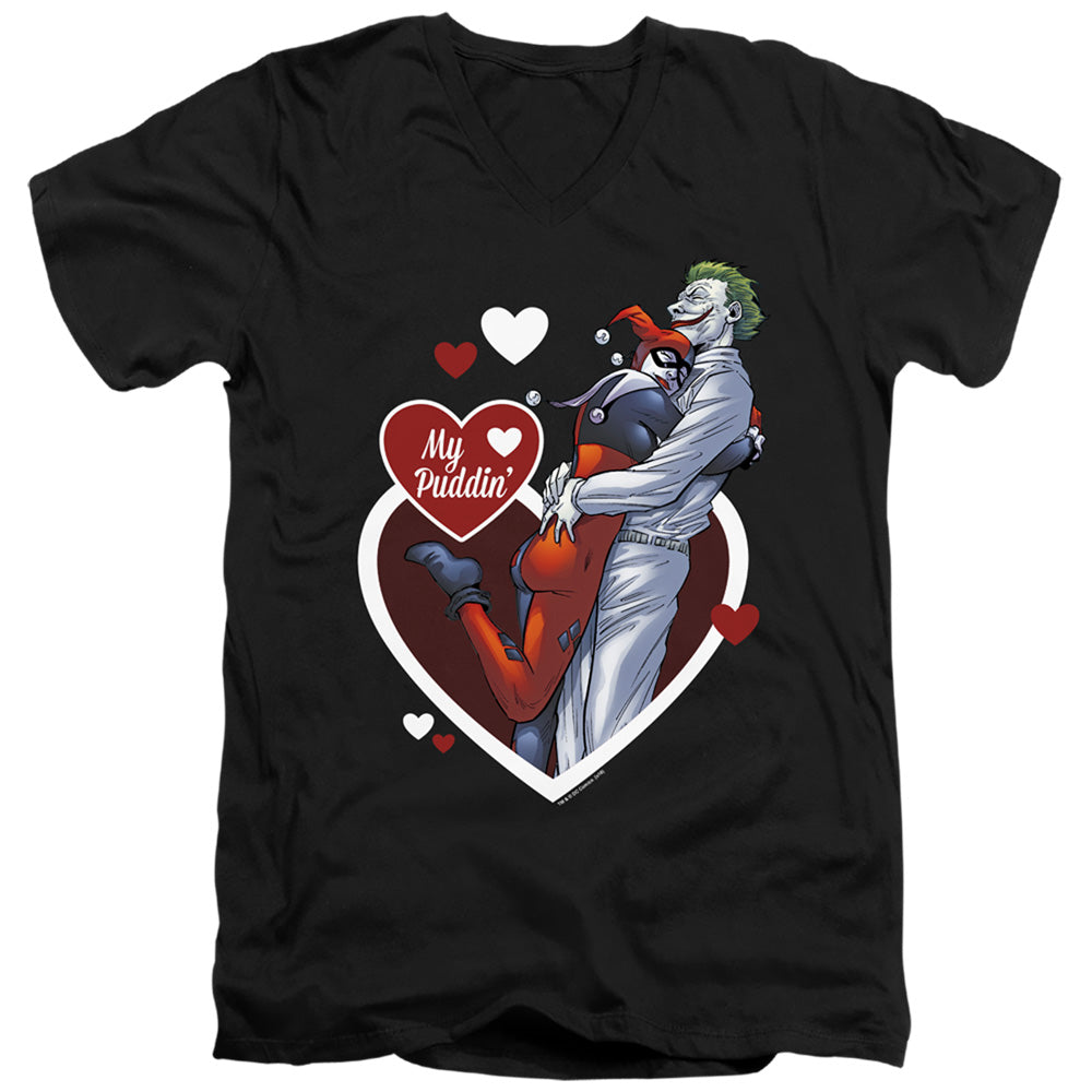 Batman My Puddin V-Neck T-Shirt