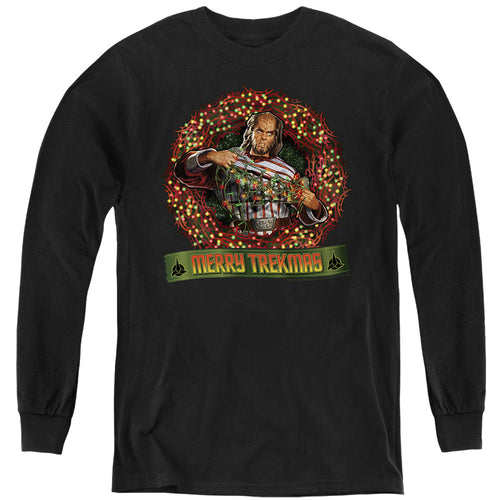 Star Trek Merry Trekmas Youth Long Sleeve T-Shirt