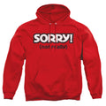Sorry Not Really Red Pullover Hoodie
