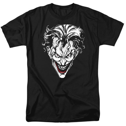 The Batman Joker Red on Black T-Shirt