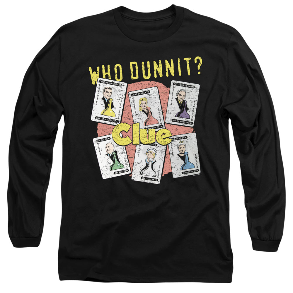 Clue Who Dunnit Long Sleeve T-Shirt