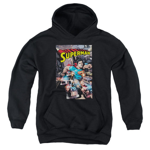 Superman Action One Youth Hoodie