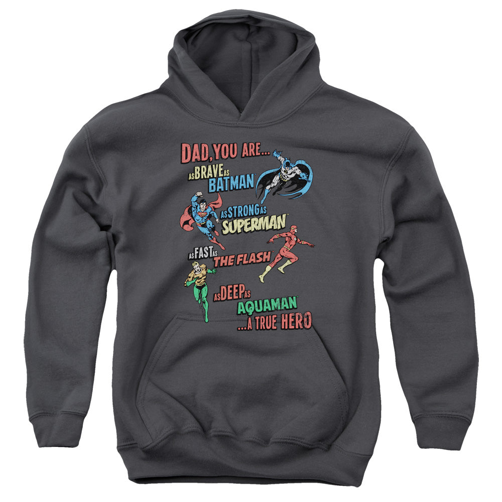 Justice League Dad Hero Youth Hoodie