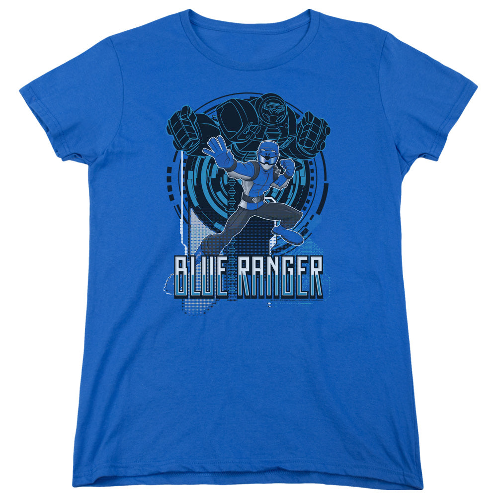 Power Rangers: Beast Morphers Blue Ranger Womens T-Shirt