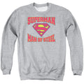 Superman Man of Steel Jersey Crewneck Sweatshirt