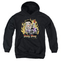 Betty Boop Biker Flames Boop Youth Hoodie