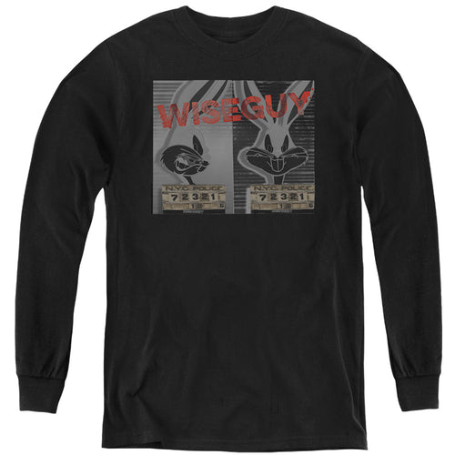 Looney Tunes Bugs Bunny Wiseguy Youth Long Sleeve T-Shirt