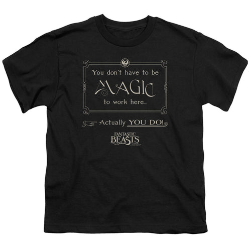 Fantastic Beasts Magic To Work Here Youth/Toddler T-Shirt