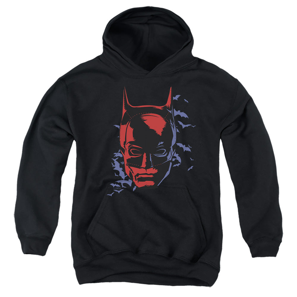 The Batman Shadowed Headshot Youth Hoodie
