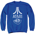 Atari Joystick Logo Royal Blue Crewneck Sweatshirt