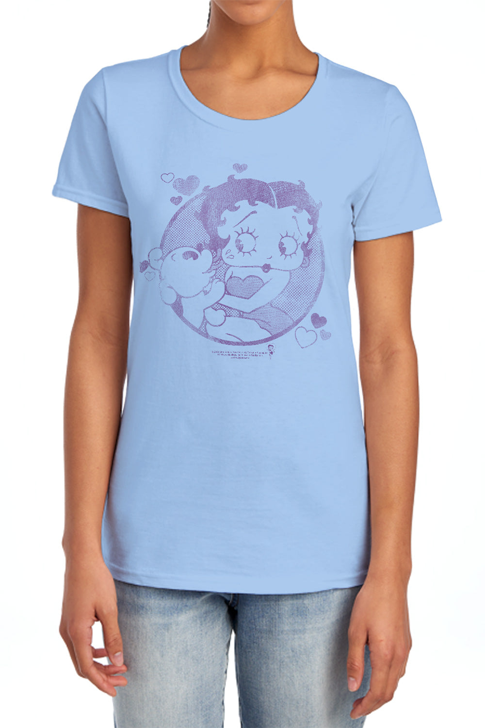 Betty Boop Perfect Kiss Womens T-Shirt