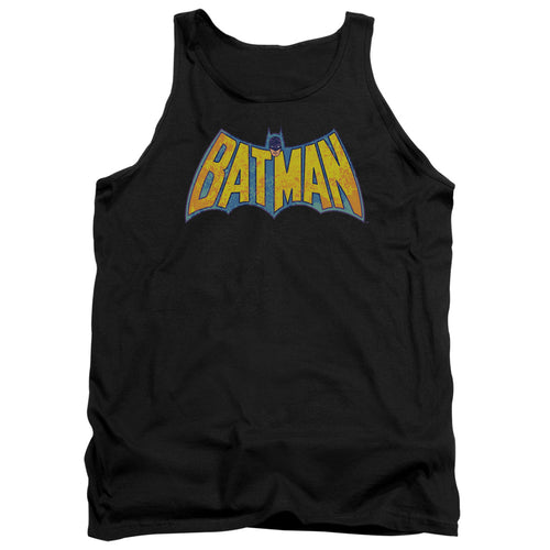 DC Comics Batman Neon Distress Logo Tank Top