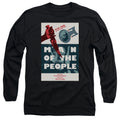Star Trek Man of the People Black Long Sleeve T-Shirt