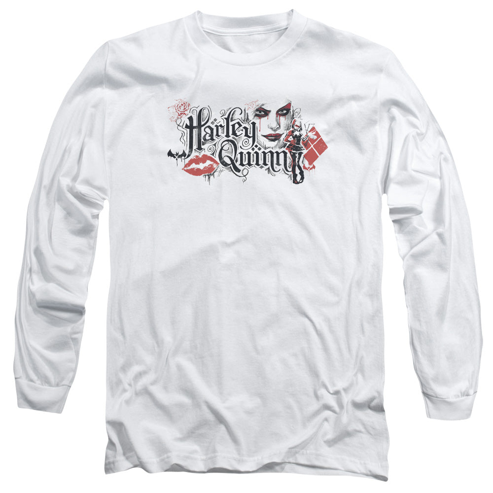 Batman Lips Long Sleeve T-Shirt