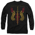 House of the Dragon Sword And Dragon Heads Long Sleeve T-Shirt