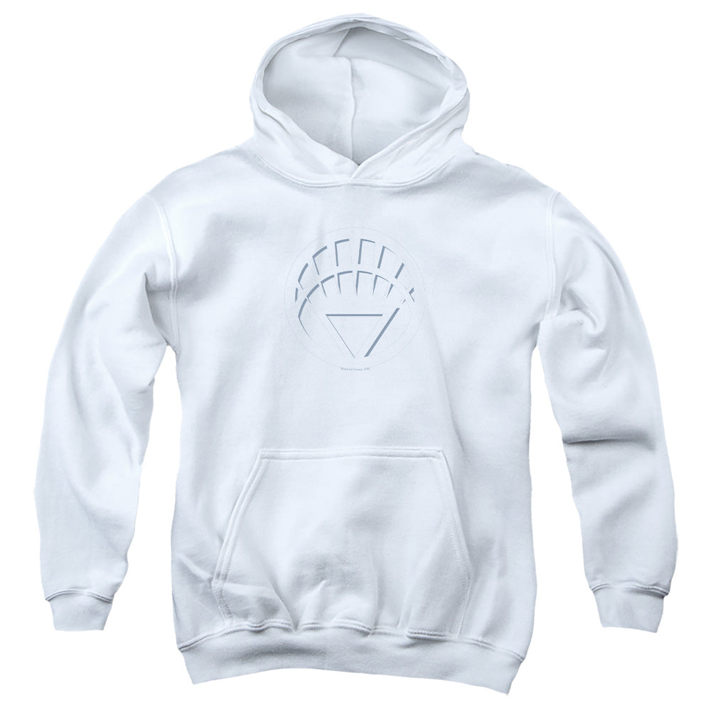 Green Lantern White Lantern Logo Youth Hoodie