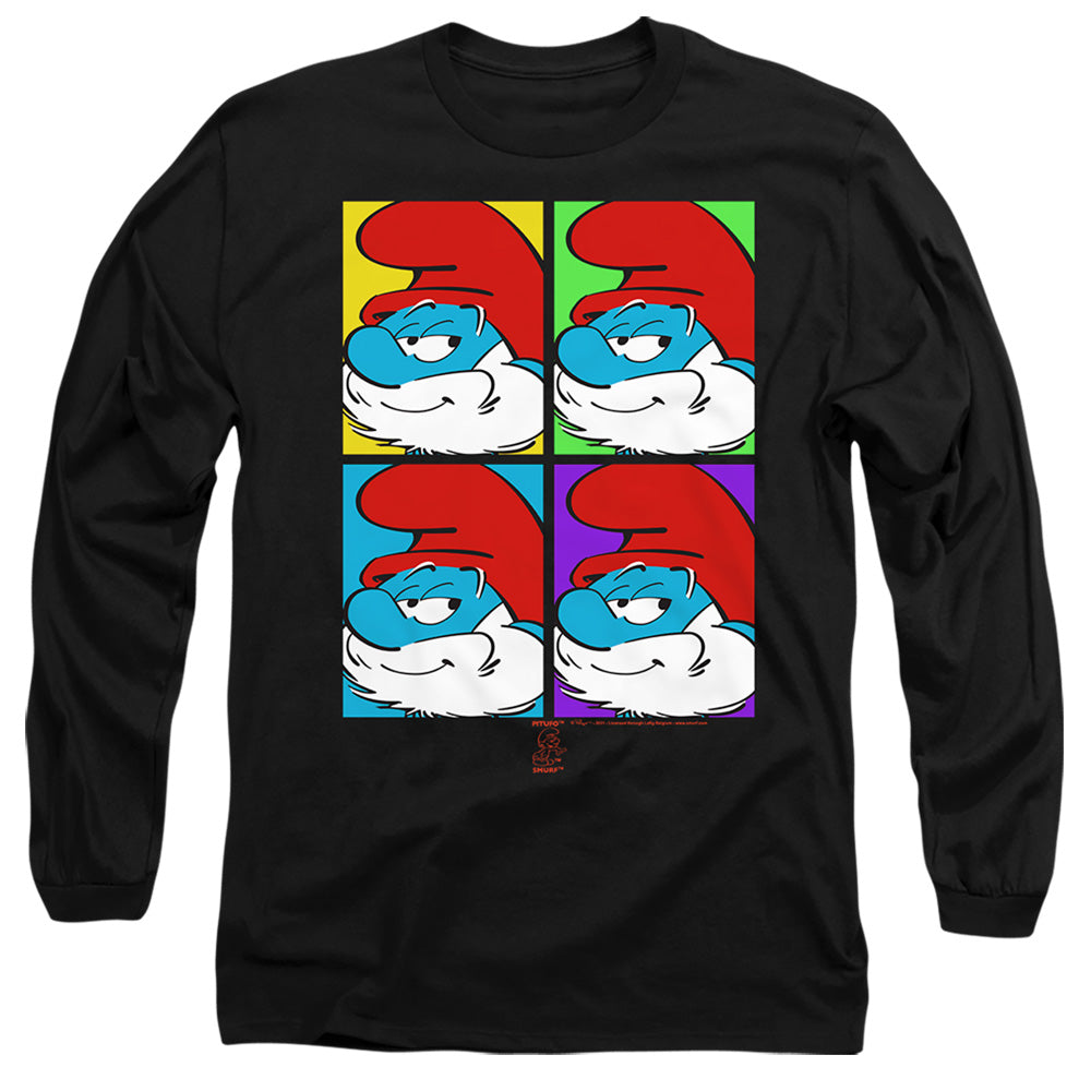 The Smurfs Papa Smurf Tiles Long Sleeve T-Shirt