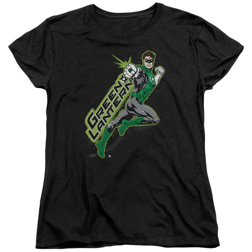 Green Lantern Among The Stars Womens T-Shirt