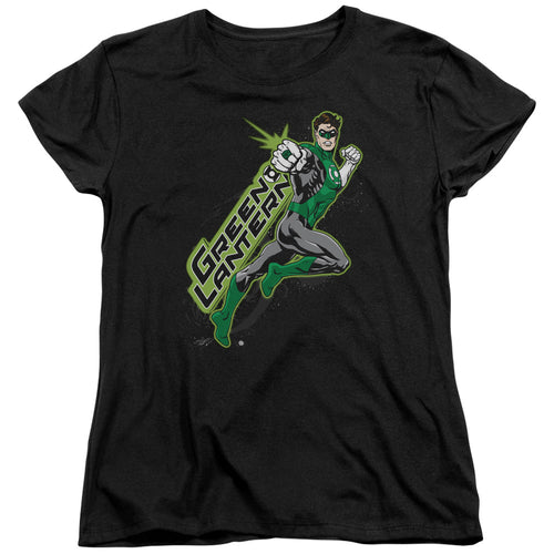 Green Lantern Among The Stars Womens T-Shirt