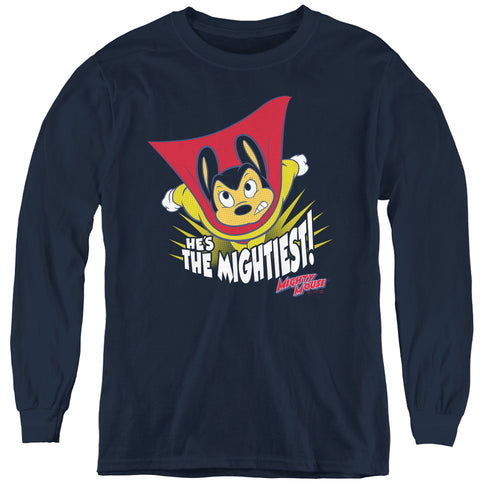 Mighty Mouse The Mightiest Youth Long Sleeve T-Shirt
