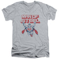 Superman Steel Retro V-Neck T-Shirt