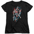 Batman v Superman Ripped Trio 2 Womens T-Shirt