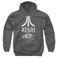 Atari Joystick Logo Charcoal Youth Hoodie