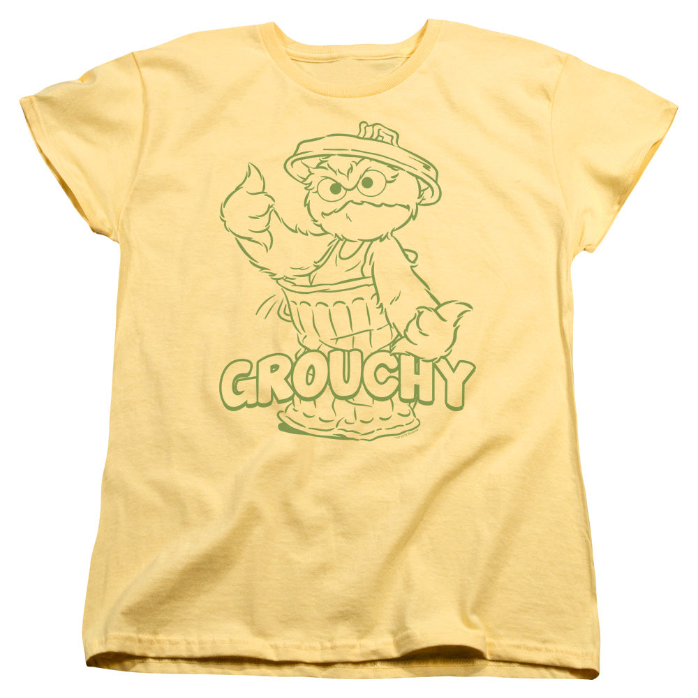 Sesame Street Grouchy Womens T-Shirt