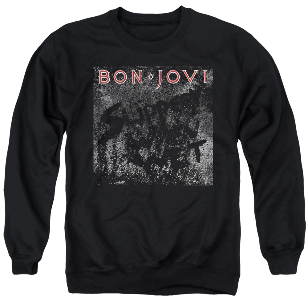 Bon Jovi Slippery Cover Crewneck Sweatshirt