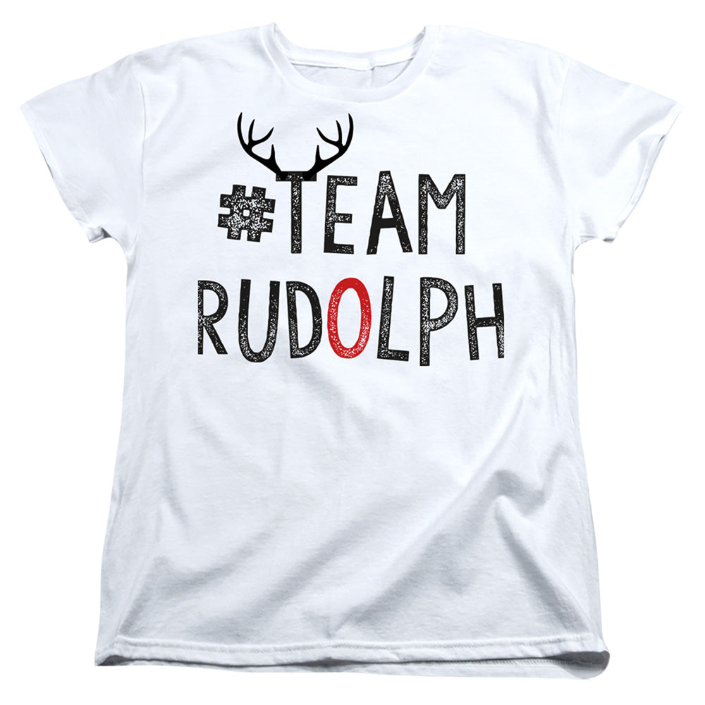 Christmas Team Rudolph Womens T-Shirt