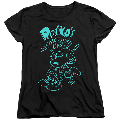 Rocko's Modern Life Neon Womens T-Shirt