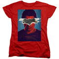 Batman v Superman Superman Poster Womens T-Shirt