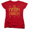 Rocky Drago Break Womens T-Shirt