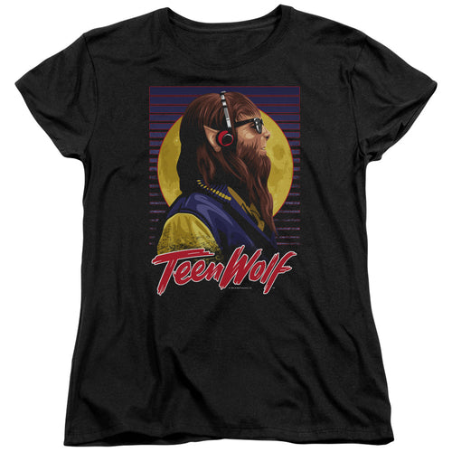 Teen Wolf Headphone Wolf Womens T-Shirt