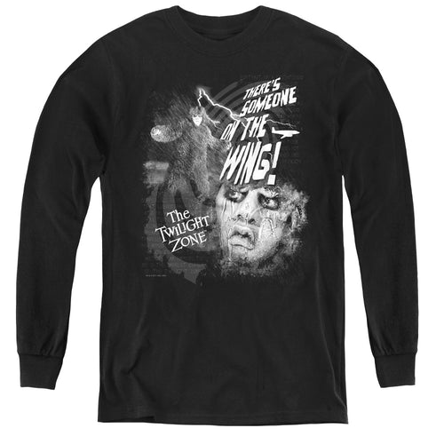 The Twilight Zone Nightmare at 20,000 Feet Someone on the Wing Youth Long Sleeve T-Shirt