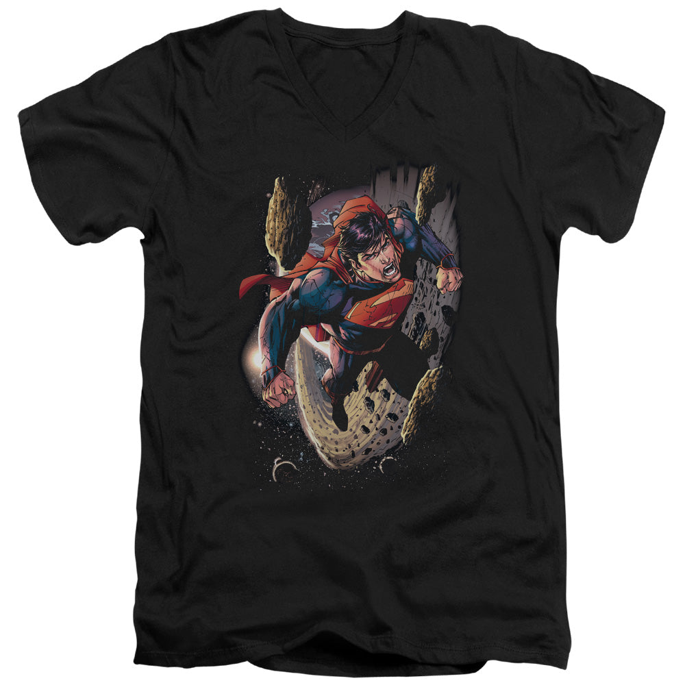 Superman Orbit V-Neck T-Shirt