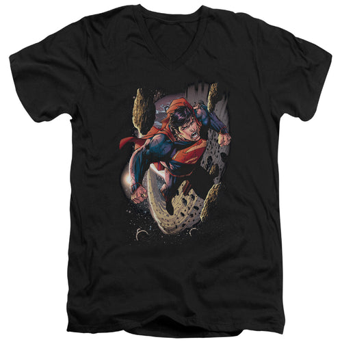 Superman Orbit V-Neck T-Shirt