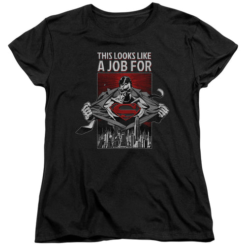 Superman Watchful Eye Womens T-Shirt