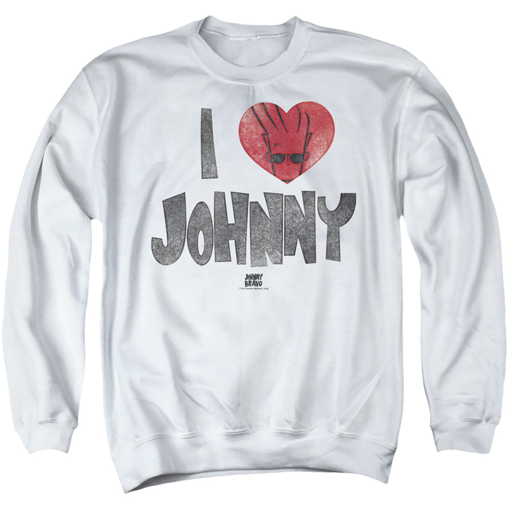 Johnny Bravo I Heart Johnny Crewneck Sweatshirt