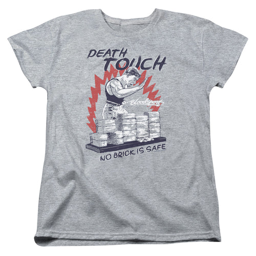 Bloodsport Death Touch Womens T-Shirt