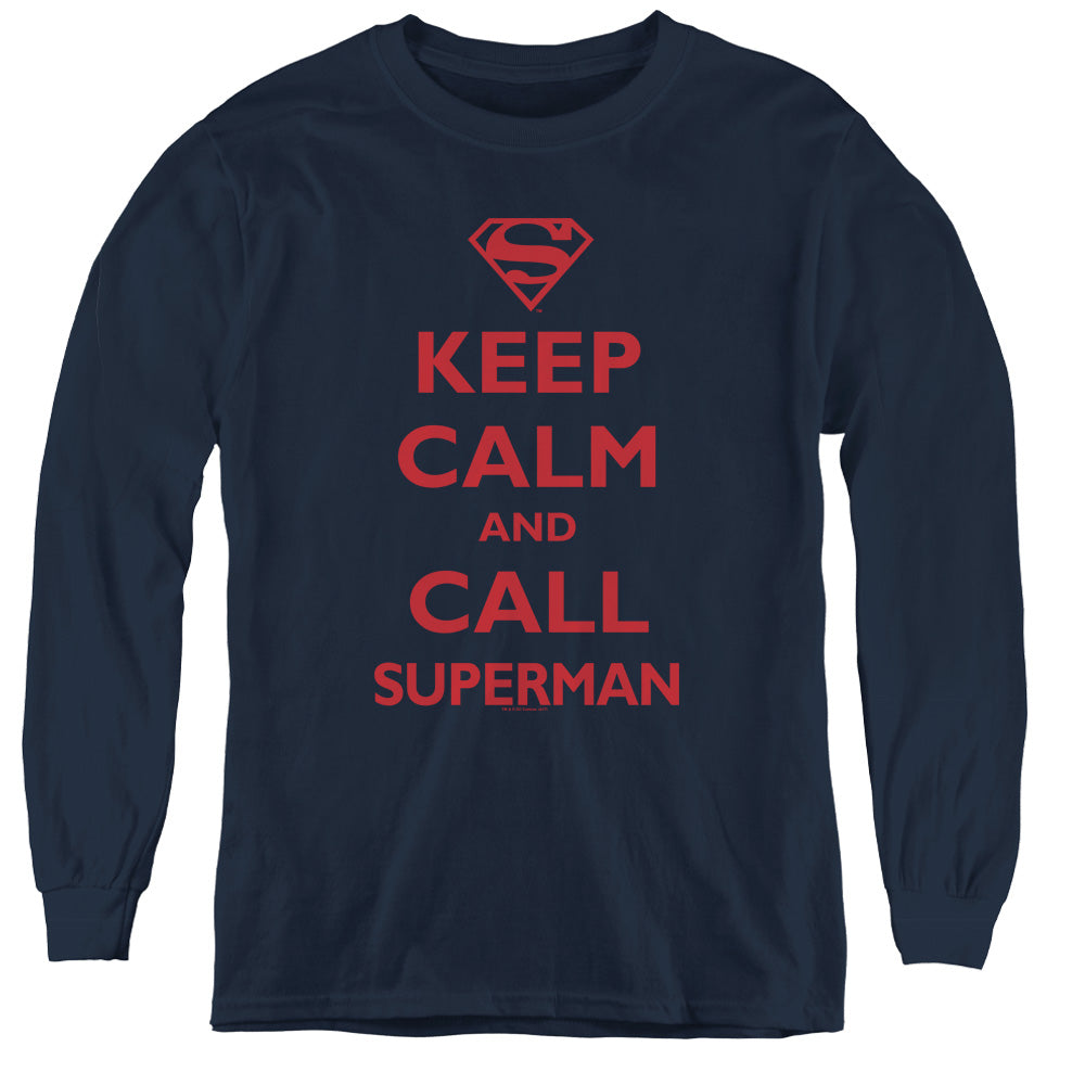 Call Superman Youth Long Sleeve T-Shirt
