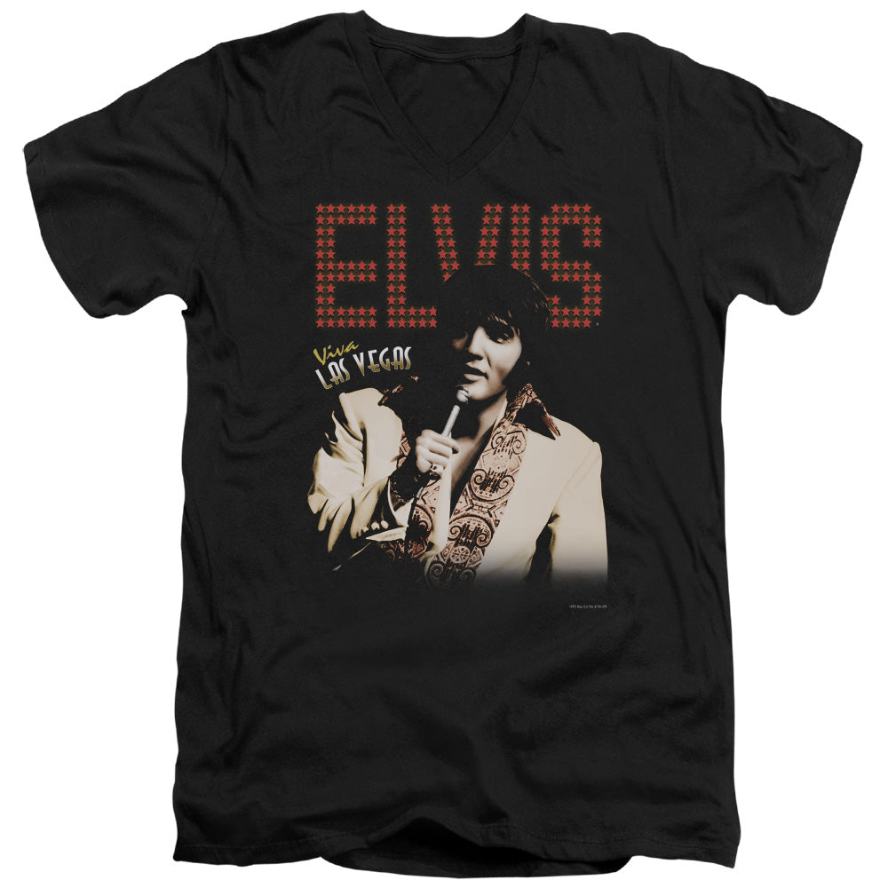 Elvis Presley Viva Star V-Neck T-Shirt