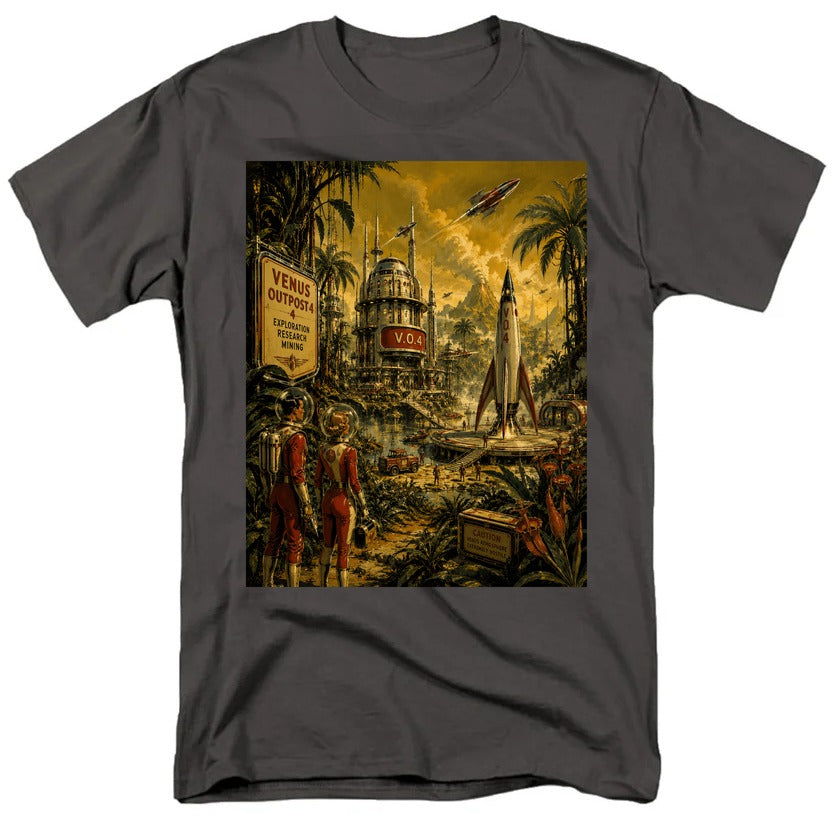 Life on Venus Charcoal t-shirt