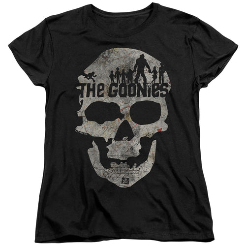 The Goonies Skull Silhouettes Womens T-Shirt