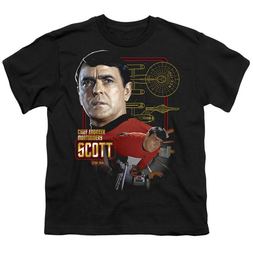Star Trek Chief Engineer Montgomery Scott Youth/Toddler T-Shirt