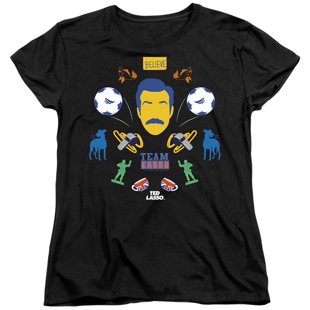 Ted Lasso Icon Collage Womens T-Shirt
