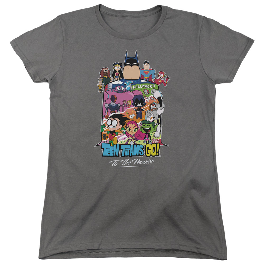 Teen Titans Go! Movie Hollywood Womens T-Shirt