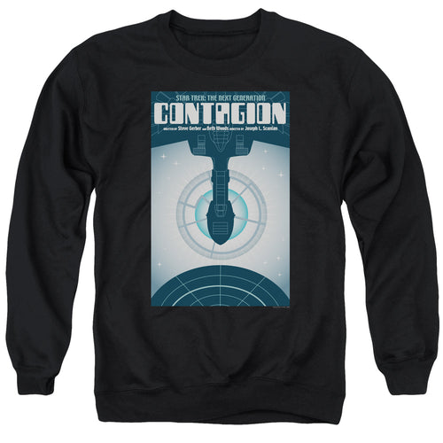 Star Trek Contagion Black Crewneck Sweatshirt